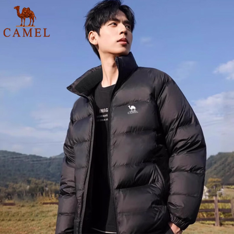 骆驼羽绒服男冬季2026年新款白鸭绒时尚加厚保暖休闲运动连帽外套,男装,羽绒服,淘宝优惠券,粉丝福利购,淘宝优惠卷