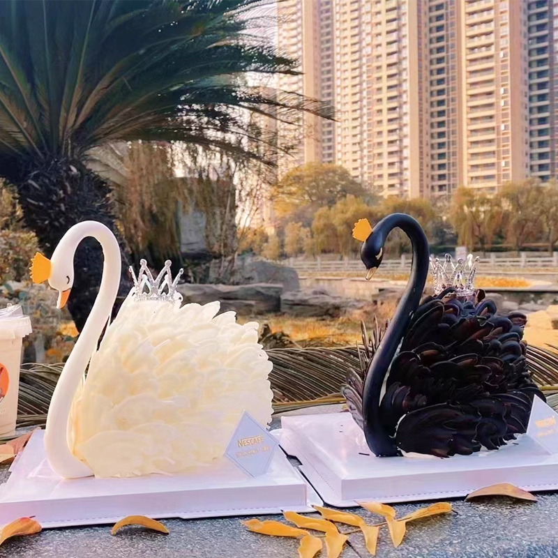 翻糖天鹅脖子皇冠干佩斯