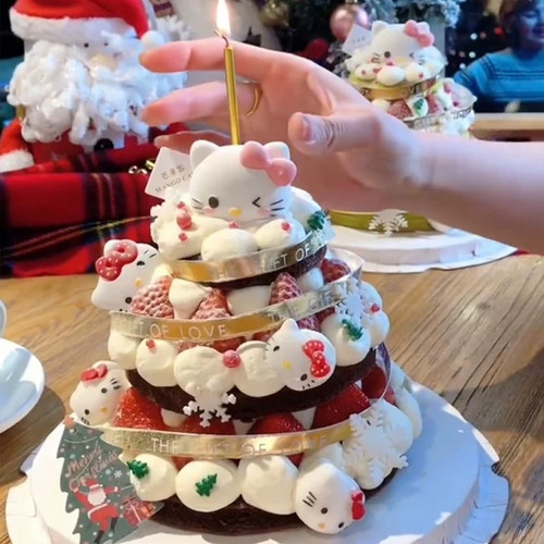 圣诞节HelloKittykt猫许愿树