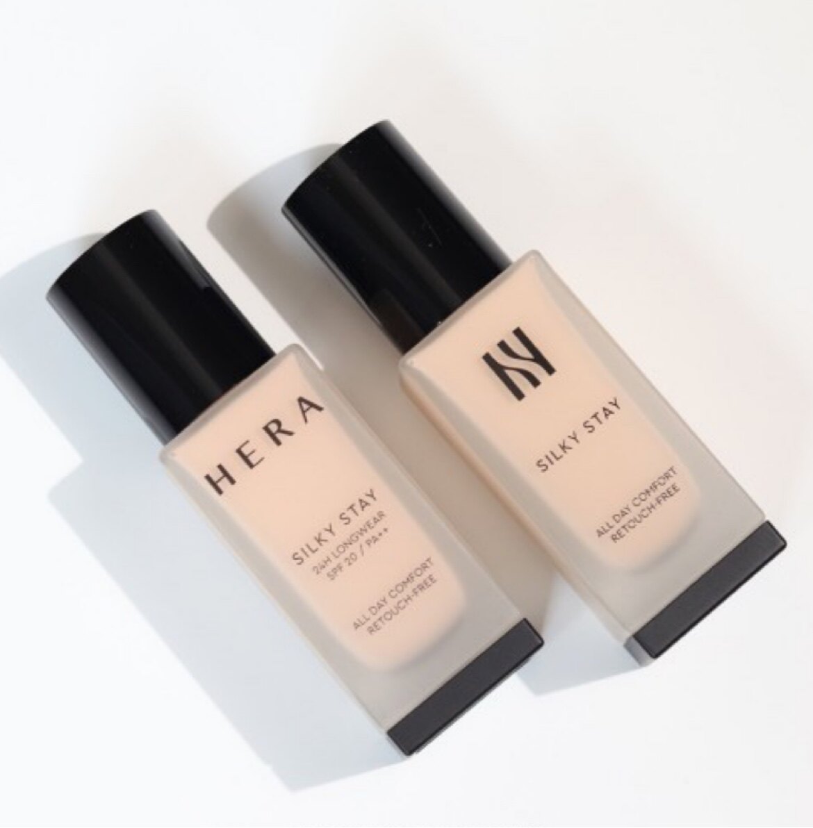 韩国直邮实名报关赫妍24小时持久定妆丝稠粉底液遮瑕裸妆不脱妆