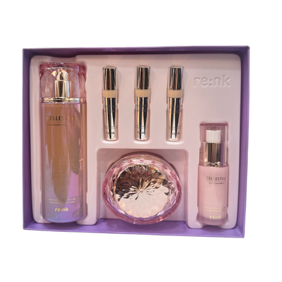 韩国直邮renk丽人凯天使胶原蛋白精华面霜安瓶套装保湿抗皱紧致