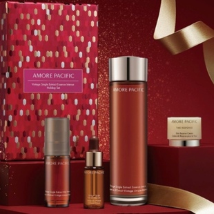 韩国直邮本土版企划套爱茉莉太平洋AP绿茶水限量绿茶原液抗皱精华