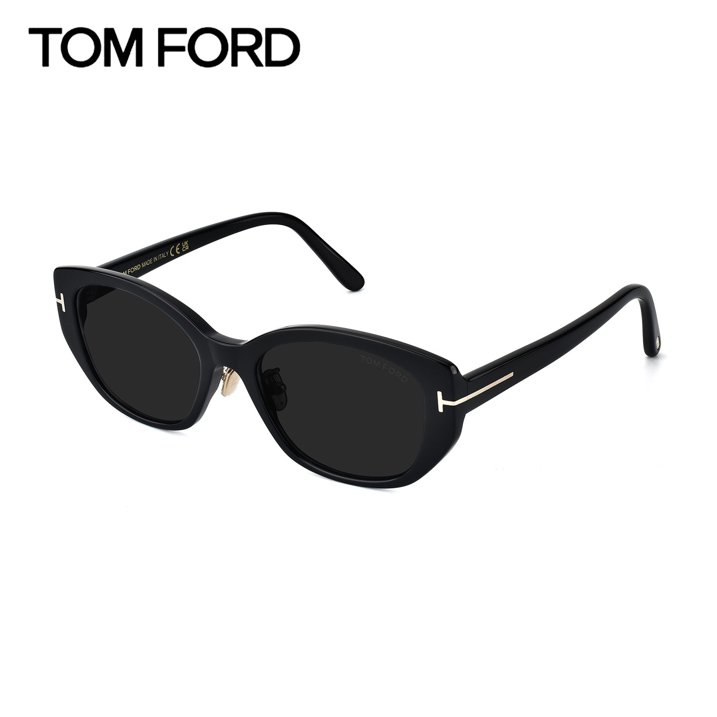 TOMFORD太阳镜女士新款猫眼复古高级感墨镜防晒防紫外线 FT1168-K