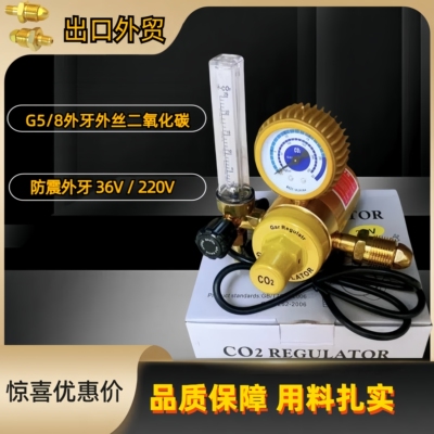 不带电加热外贸气减压器外丝