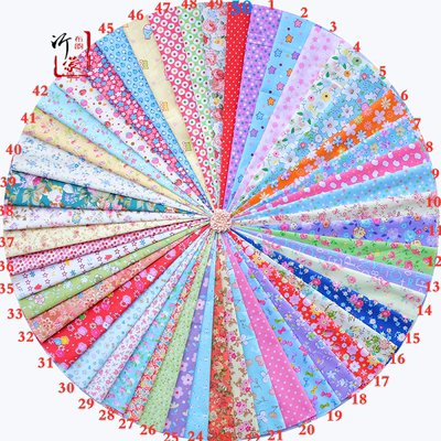 diy布片沂蒙布韵全棉印花碎步片