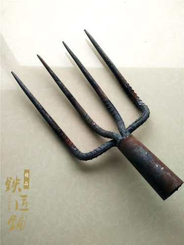 包邮多股超厚垃圾螺纹钢农具叉子