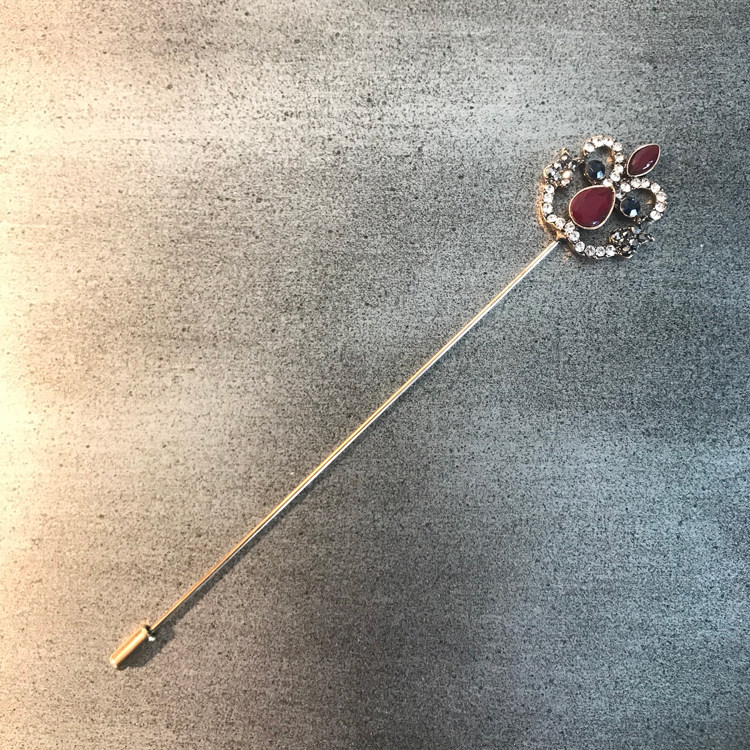 有品位的小东西～意大利进口antique brooch复古王冠造型水钻胸针|msdalam kategori Aksesori/Belt kulit/Hat/Muffler, aksesori kolar, Kerongsang - dari Buy2taobao.com untuk memberikan perkhidmatan ejen Taobao profesional membeli