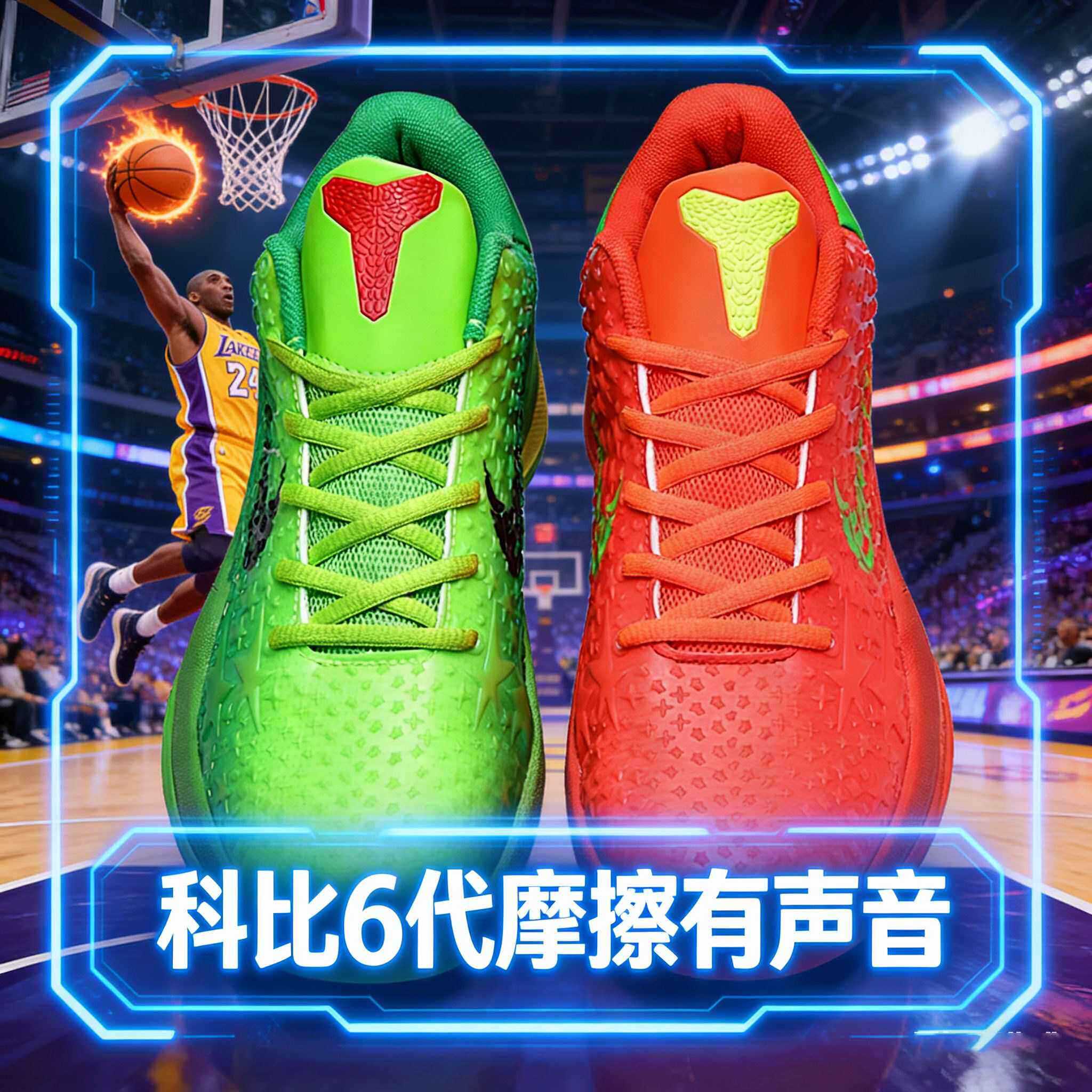 科比6代篮球鞋男实战减震耐磨防滑青少年运动鞋青蜂侠球鞋