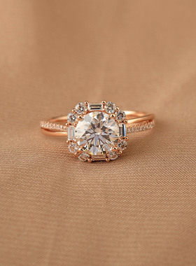 18k铂金PT950钻石足反钻人工钻扭臂雪花