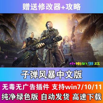 子弹风暴中文版PC电脑单机射击游戏绿色版支持win7/10/11