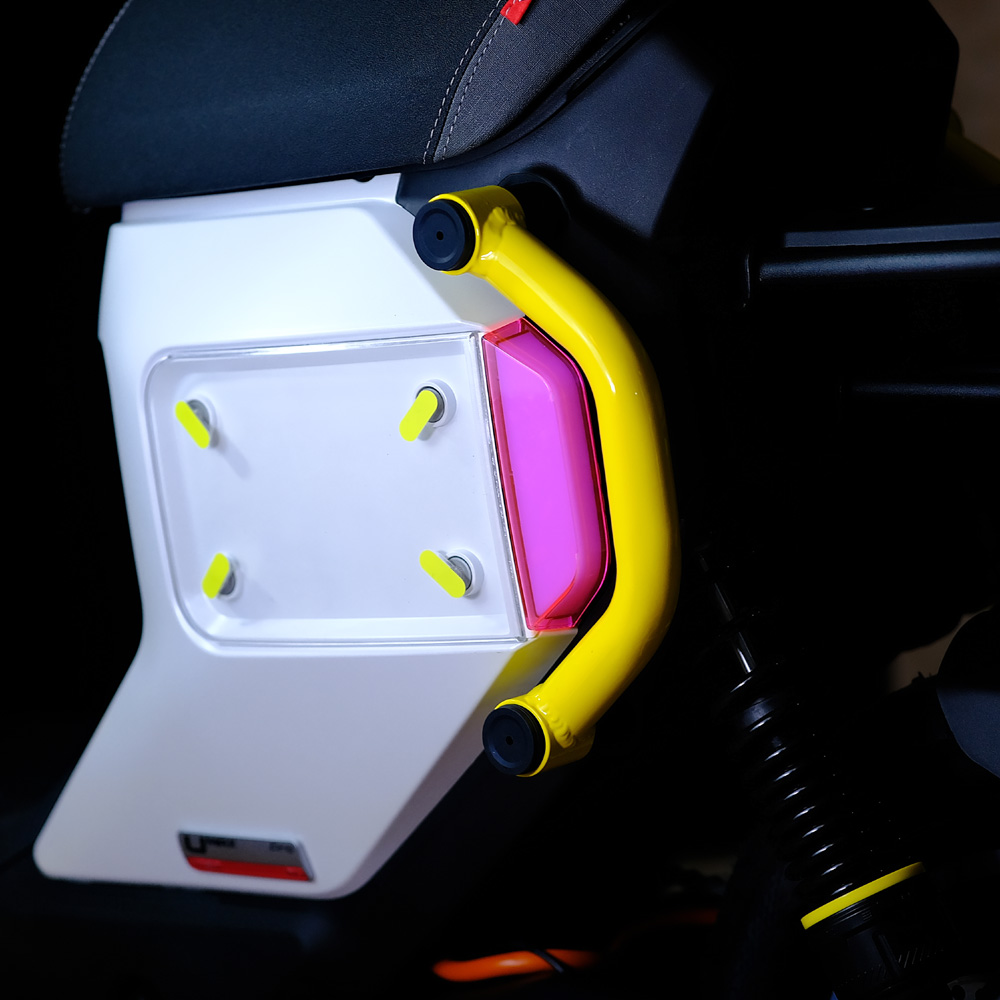 西牛车贴umax电动车U3侧灯贴纸个性钥匙口改色膜小牛创意装饰贴纸