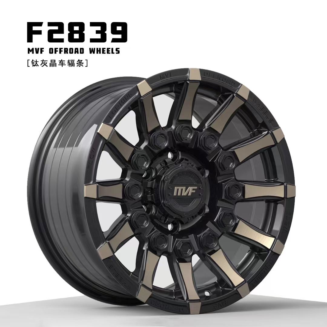 竞技越野轮毂MVF坦克炮霸道BJ40