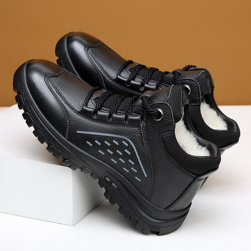 一件代发2025新款真皮加绒保暖系