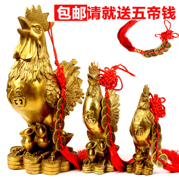 铜鸡摆件铜公鸡摆件金鸡摆件装饰摆件