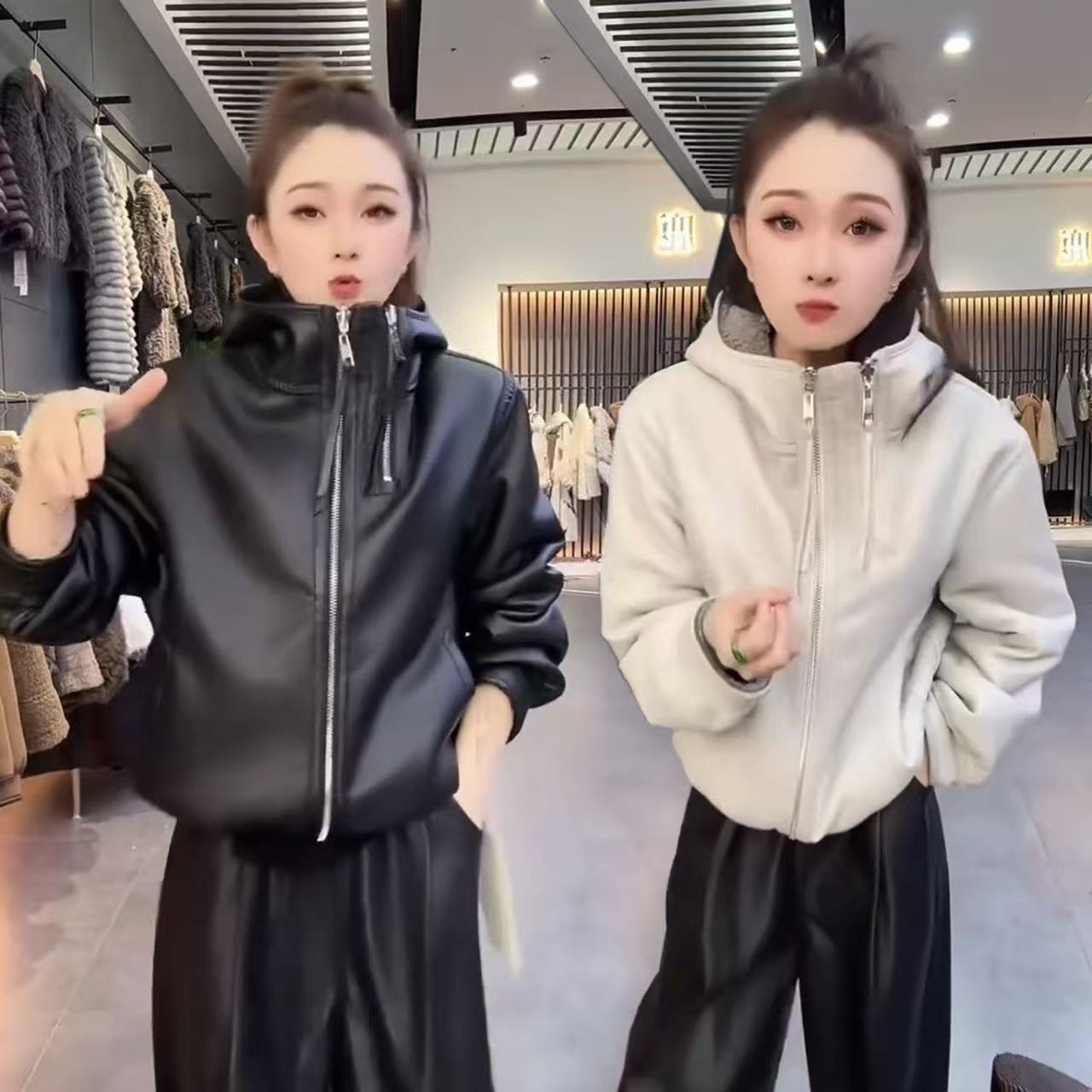 2025冬季新款加绒短外套