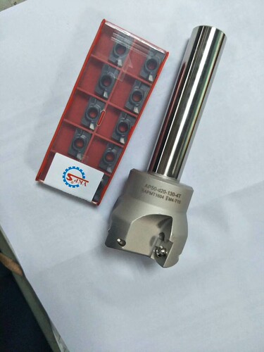 一体式90度立铣刀杆AP50-d20-130-4T适配刀片APMT1604