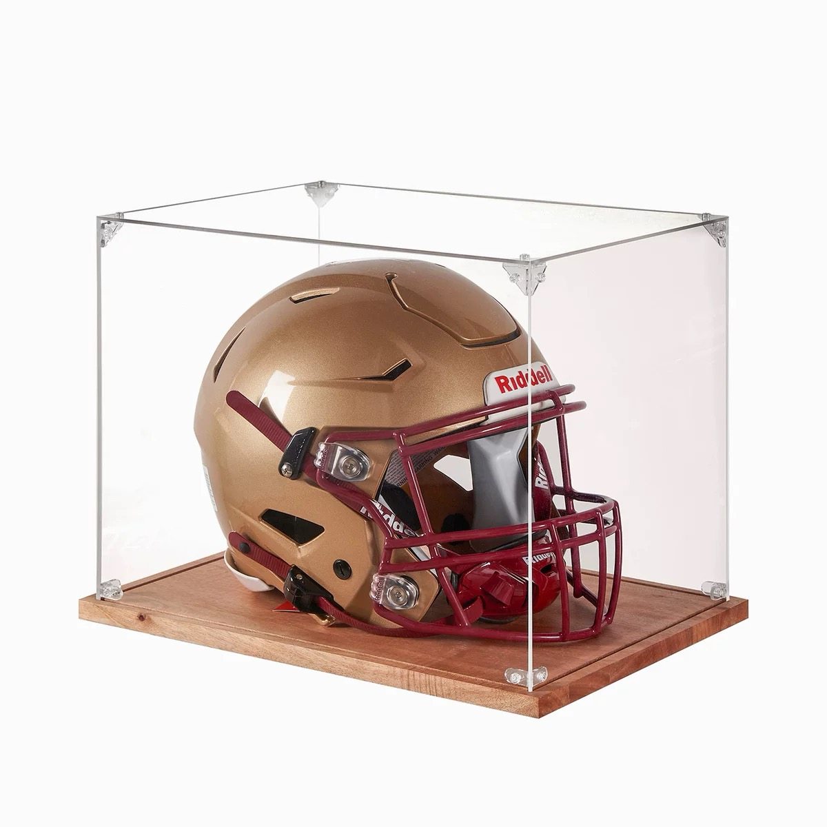 跨境棒球垒球头盔展示盒木底座亚克力橄榄球摩托车头盔纪念品收藏,运动/瑜伽/健身/球迷用品,棒球球迷用品,淘宝优惠券,粉丝福利购,淘宝优惠卷