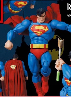 元祖模型 MAFEX 161 超人 Superman 黑暗骑士归来 马飞 可动 手办