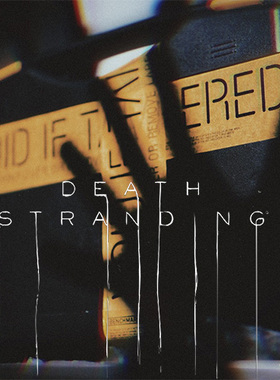 模型 小岛秀夫 死亡搁浅 黄色警示条 和纸胶带行李箱快递单贴纸