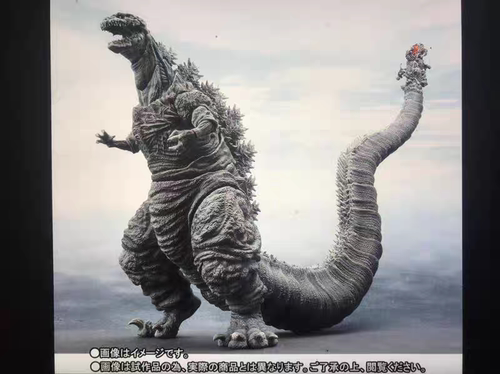 元祖模型 万代SHM 真 新哥斯拉2016第四形态 冻结版ver 高达