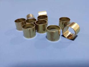 纯铜铜箍装饰锤柄红木棒紧固锤柄抛光后更亮