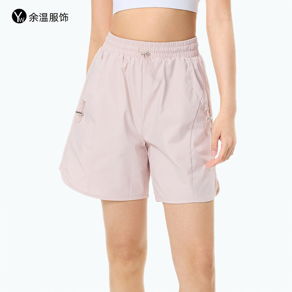 2025夏季运动短裤女宽松透气速干训练瑜伽裤健身马拉松跑步休闲中