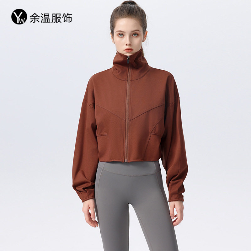 秋冬运动外套女长袖卫衣跑步瑜伽