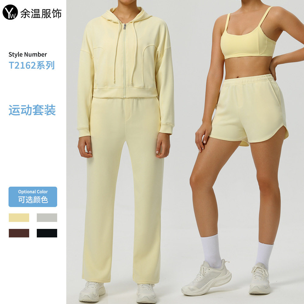 2025跨境休闲运动套装女宽松亚马