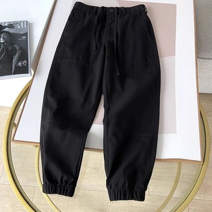 jogger束脚裤 男百搭休闲裤 潮 裤 外贸出口美单阿美咔叽全棉水洗工装