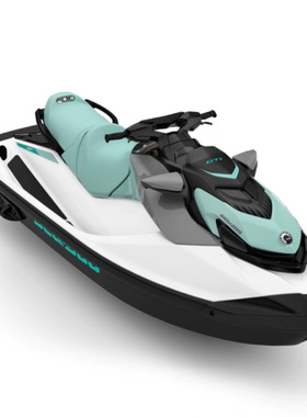 Seadoo庞巴迪BRP2024款GTI 130蓝绿色 赛博绿海上水上高速摩托艇