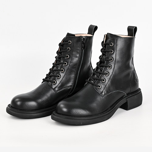 BORN英伦风厚底增高马丁靴