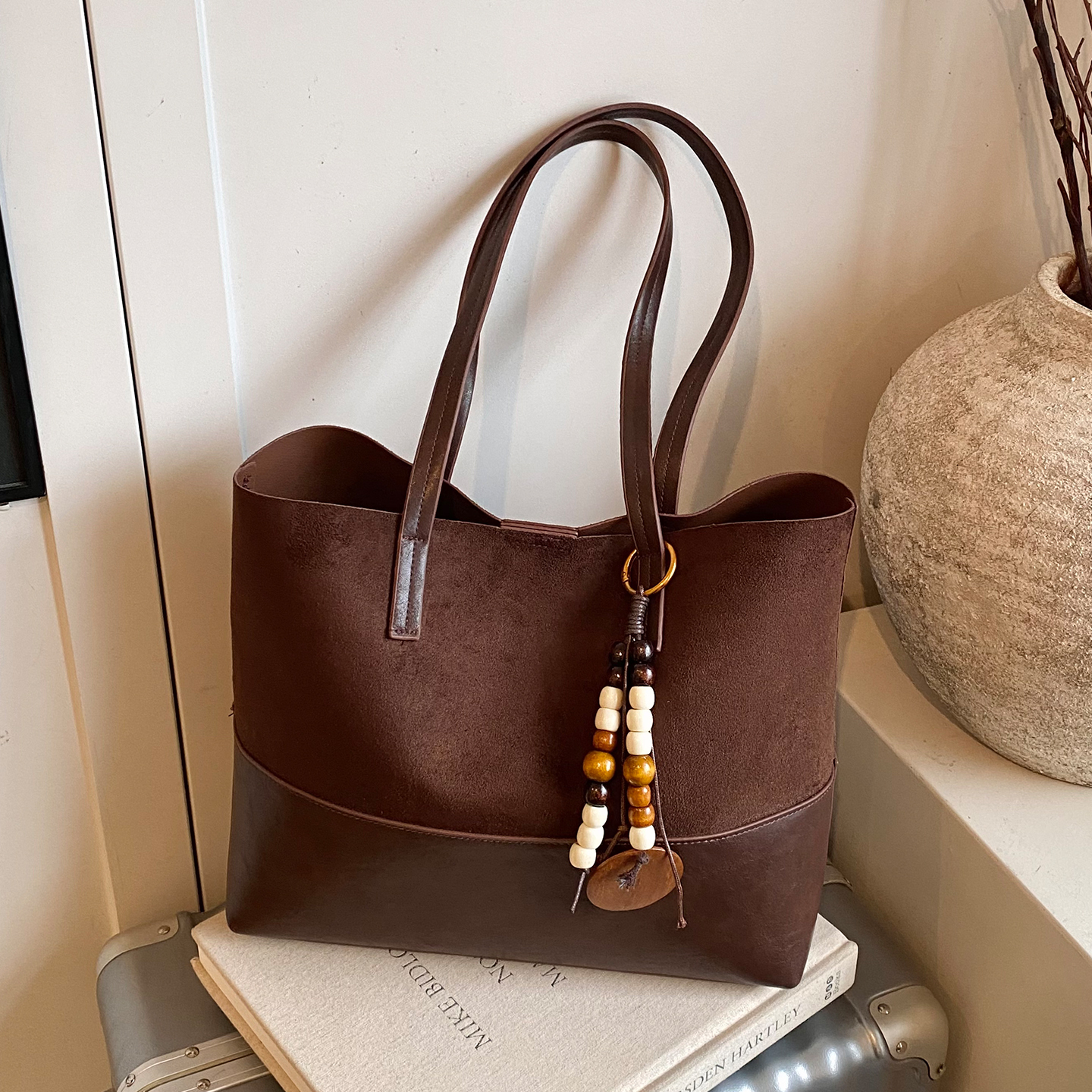 2025新款百搭大容量复古单肩包