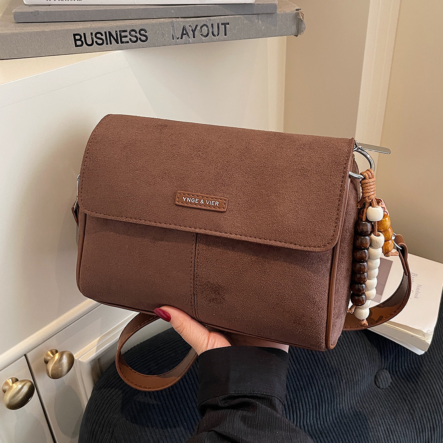 2025新款时尚小众极简风小方包