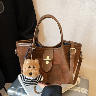 大容量包包女款2026新款潮高级感轻奢小众菜篮子手提包单肩斜挎包