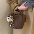 水桶包单肩斜挎包 潮休闲百搭高级感复古时尚 小拎包包女式 2026新款