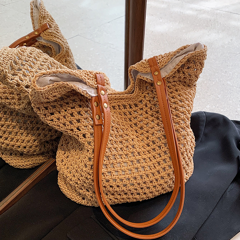 海边外出度假沙滩包时尚托特包