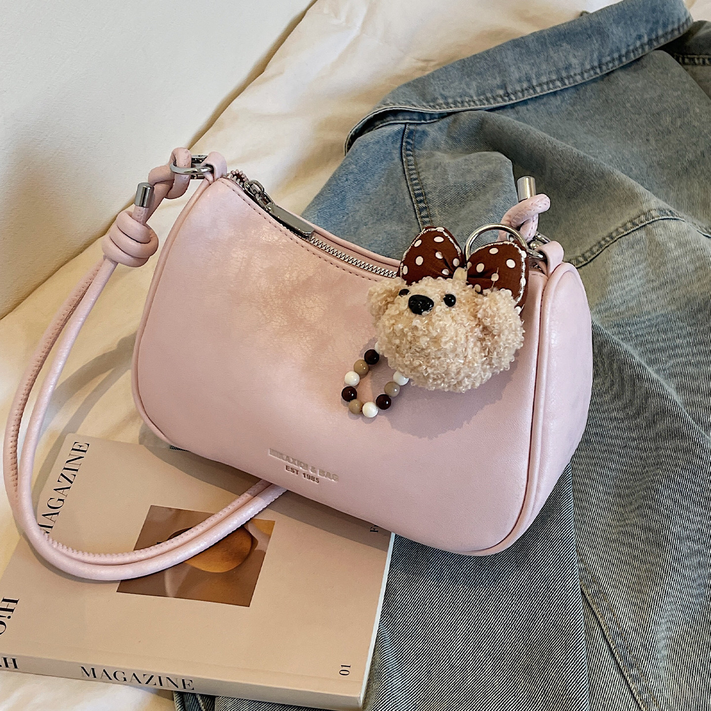 腋下包包女款2026新款潮春季时尚高级感小众超火单肩包通勤斜挎包