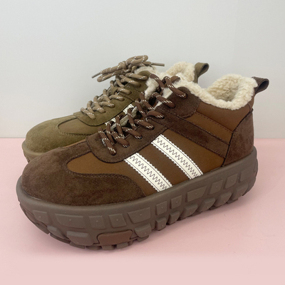 DFN女鞋2025新款冬季加绒加厚