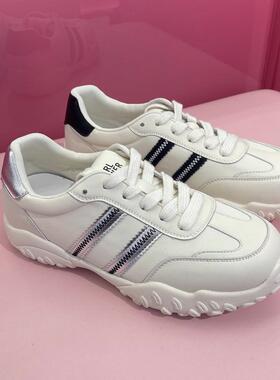 DFNI女鞋2025新款秋季百搭休闲舒适运动鞋女款百搭德训鞋学生女