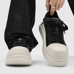 增高6厘米小白鞋 轻便透气百搭运动鞋 简约风板鞋 时尚休闲鞋