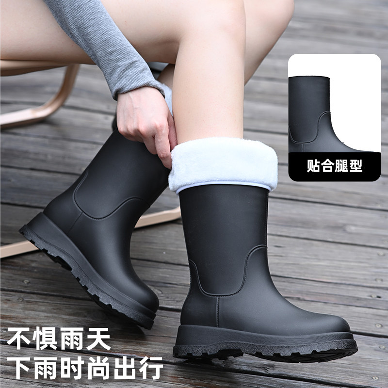 雨鞋女中筒防水高筒防滑雨靴女士胶鞋时尚成人厨房工地水鞋女户外,居家日用,雨鞋/雨靴,淘宝优惠券,粉丝福利购,淘宝优惠卷