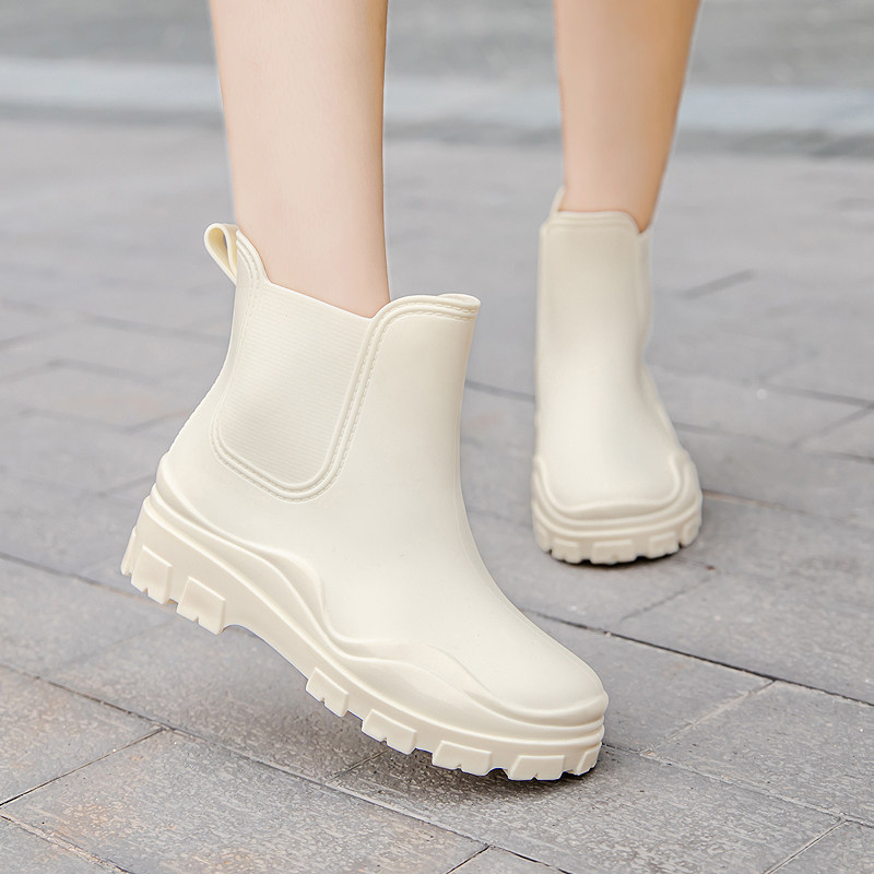 雨鞋女士新款时尚日系中筒雨靴防水防滑加厚厨房工作水靴胶鞋外穿,居家日用,雨鞋/雨靴,淘宝优惠券,粉丝福利购,淘宝优惠卷