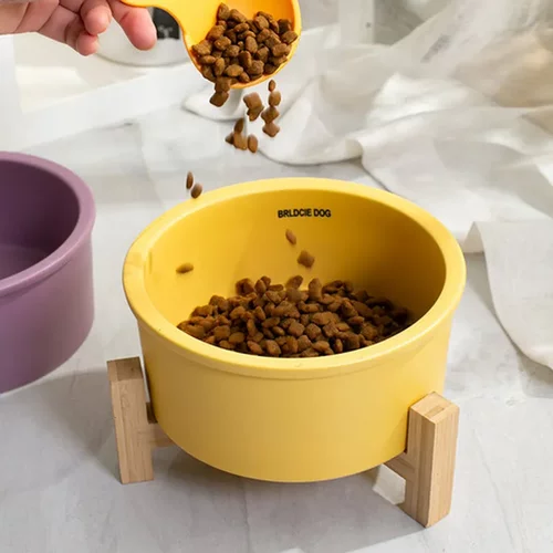 吃饭碗BrldcieDog喝水大犬韩国进口狗碗BD陶瓷韩国饭盆狗食盆