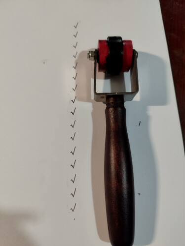打勾滚筒印章小尺寸长条内容的滚筒章