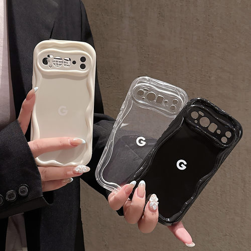 适用于谷歌Pixel10proXL/10pro奶油手机壳9proXL/LOGO简约Google Pixel8pro保护套7pro软壳7A/8A/10个性10pro