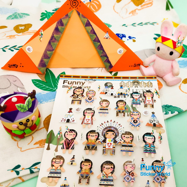 韩国funny贴纸indianboys