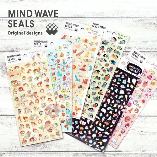 日本Mindwave贴纸小小系列