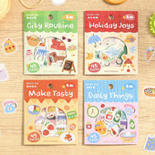 NOTE 饰贴 可爱蜡笔风萌物手帐素材装 FOR贴纸包 暖暖小确幸系列