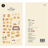 韩国sonia贴纸 饰贴 美味烘焙美食手账素材装 old bakery老面包店