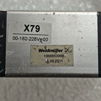 售前询价魏德米勒Weidmuller X79连接器00-182